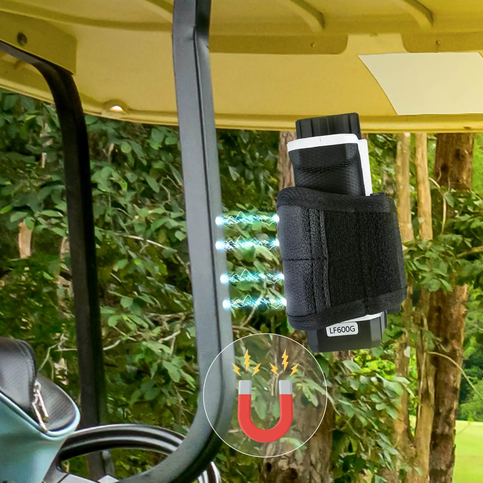 Golf Rangerfinder Magnetic Holder Strap Universal Strong Magnetism Gentle Touch Envelop BOBLOV laser rangefinder,distance meter