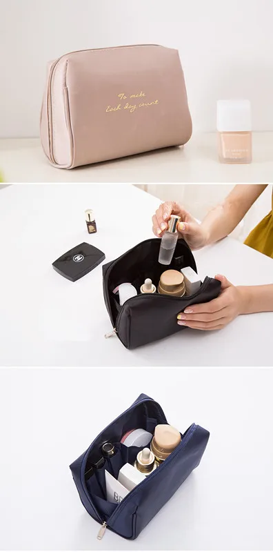 Простая Водонепроницаемая косметичка для путешествий, маленькая Портативная сумка для хранения, косметичка для макияжа, сумка для мытья цветов Yao