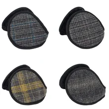 Горячая плед плюшевый наушник одежда аксессуары Наушники унисекс Зимние ушные муфты обертывание группа ухо теплые подарок