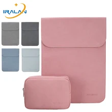 Новая магнитная пряжка тонкий PU кожаный матовый ноутбук рукав сумка для Macbook Air 13 чехол 14 Pro 15 Touch Bar чехол для ноутбука