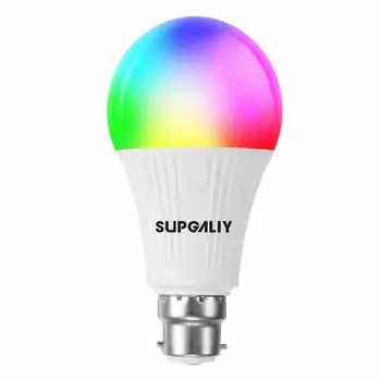 

SUPGALIY Smart Bulb Cloud Wifi Smart Bulbs B22 Easy to Control Colors all 7 colors