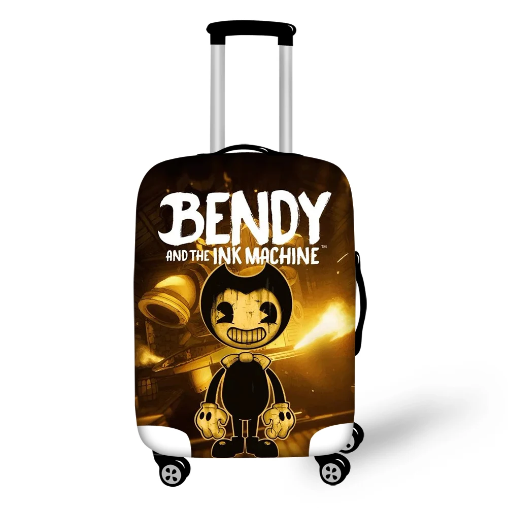 

HaoYun Travel Luggage Cover Bendy and the Ink Machine Pattern Suitcase Cover Cartoon Elastic Dust-proof &Water-proof Protector