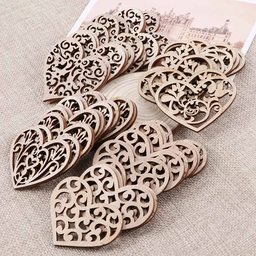 Diy-Accessory Craft Painting-Collection Wooden Scrapbooking Home-Decoration Handmade