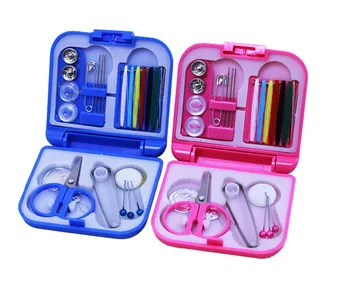 

50pcs Travel Sewing Kits Box Needle Threads Scissor Thimble Home Tools