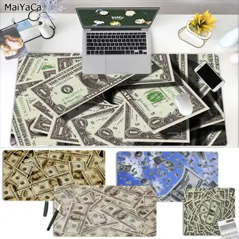 

MaiYaCa Cool Fashion Retro Dollar Bills Gamer Speed Mice Retail Small Rubber Mousepad Rubber PC Computer Gaming mousepad