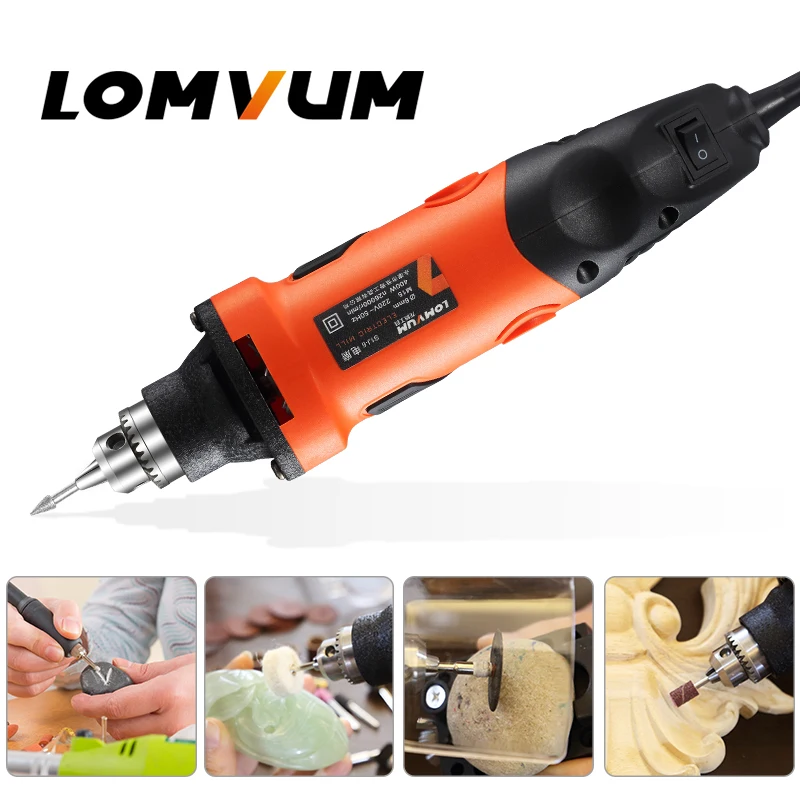 LOMVUM 400W Mini Electric Grinder 
