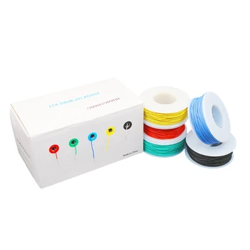 

30AWG Five-color Flexible Silicone Wire High Temperature Resistance Wrappingwire