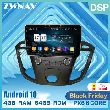 

4GB+64GB Android 9.0 Car multimedia Player For Ford Transit Custom 2016 GPS navigation Auto stereo radio tape recorder head unit