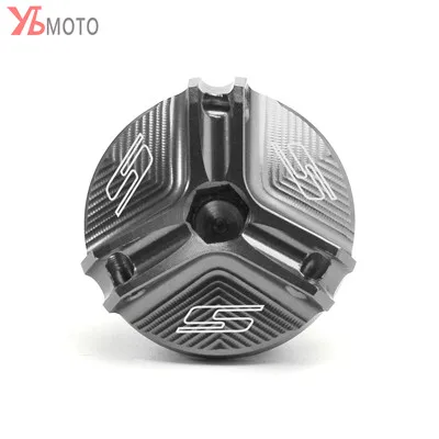 Крышка Масляного наполнителя для SUZUKI GSXS GSX-S GSX S 750 1000 1000f 125 150 GSX-S1000 аксессуары моторное масло сливная гайка крышка чашки - Цвет: S-Titanium