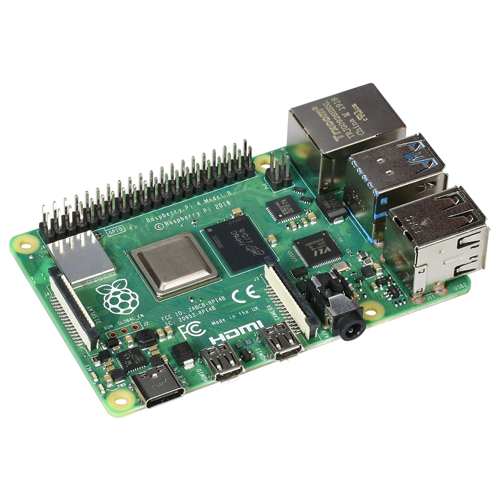 Новая 4 ГБ ОЗУ Raspberry Pi 4 Модель B макетная плата Cortex-A72 1,5 ГГц Поддержка Wi-Fi Bluetooth 5,0 1,5 ГГц 3 Спидера, чем Pi 3B