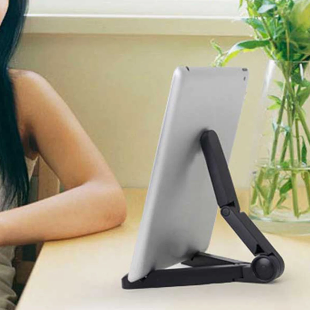 Foldable Tablet Stand Holder Adjustable Table Desk Support For  IPad