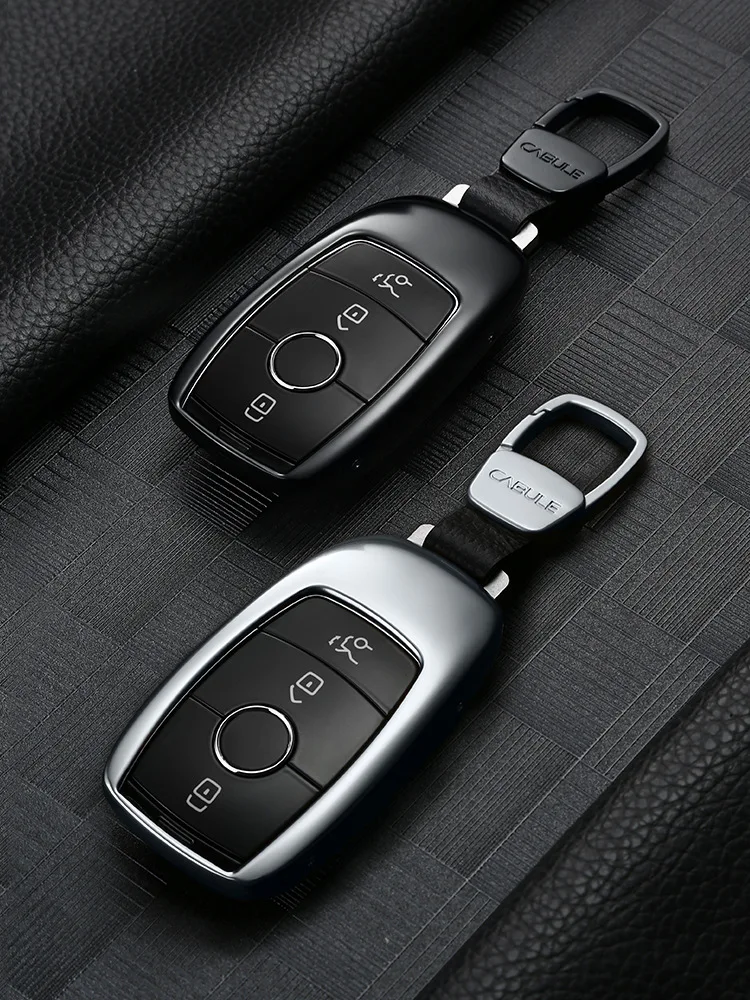 Автомобильный чехол из алюминиевого сплава для Mercedes Benz E-Class E Class E200 E200L E300 E300L E320L чехол для дистанционного ключа