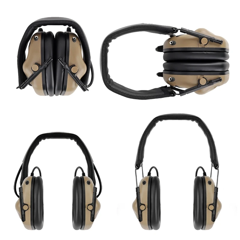 Tactical) Headphone Noise Cancellation Pickup Headset Hunting Shooting Game Accessories