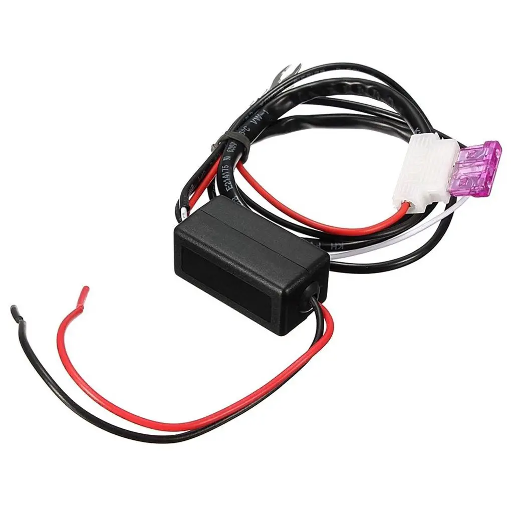 

Automatic Car Smart LED Daytime Running Light Relay Control Switch DRL On-off Harness Dimmer