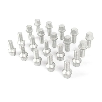 

20Pcs Wheel Lug Bolts Nuts 0009904907 for Mercedes W163 W164 W211 W212 W219 R320
