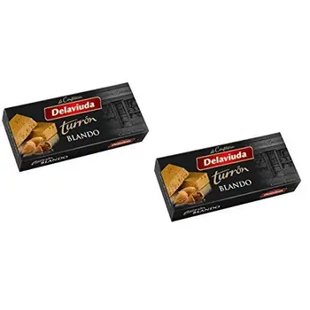 

Delaviuda - Le pack comprend 2 Turron blando, Nougat mou d'Amande - Qualité Supérieure - 200gr (Sans Gluten) - (Touron)Produit