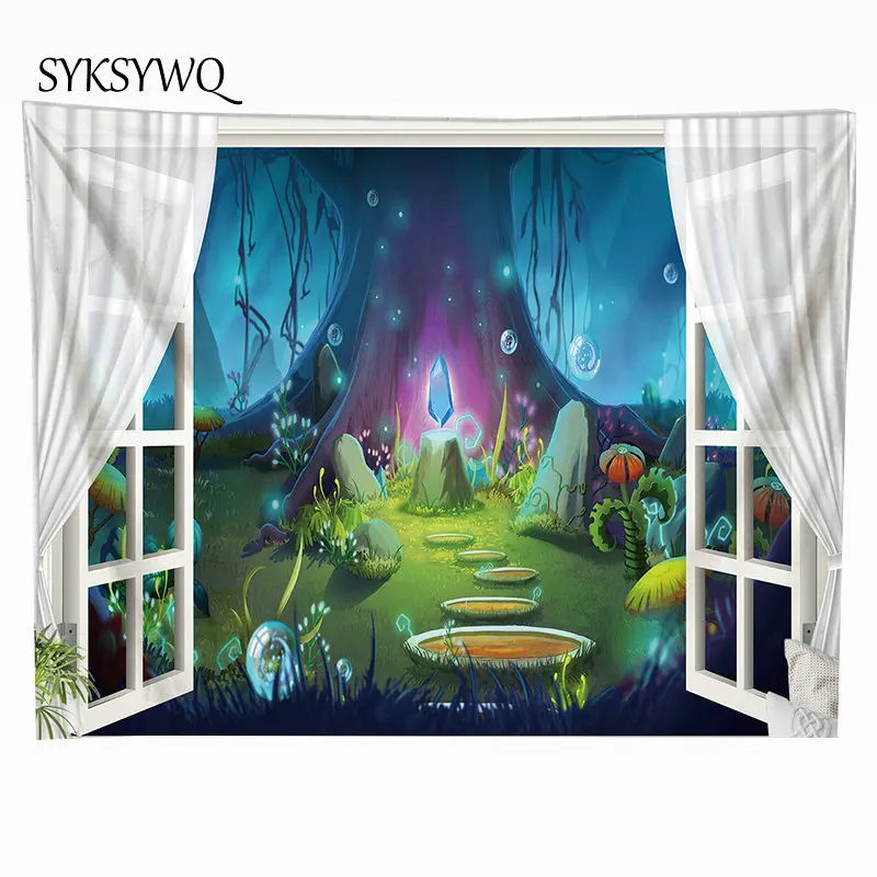 

diamond tapestry phychedelic fairyland tree wall carpet background wall wandtapijt drop shipping blanket wall