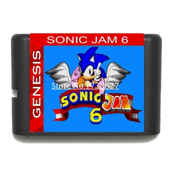 

SONIC JAM 6 16Bit Game Cartridge for Sega MegaDrive & Genesis System Consoles