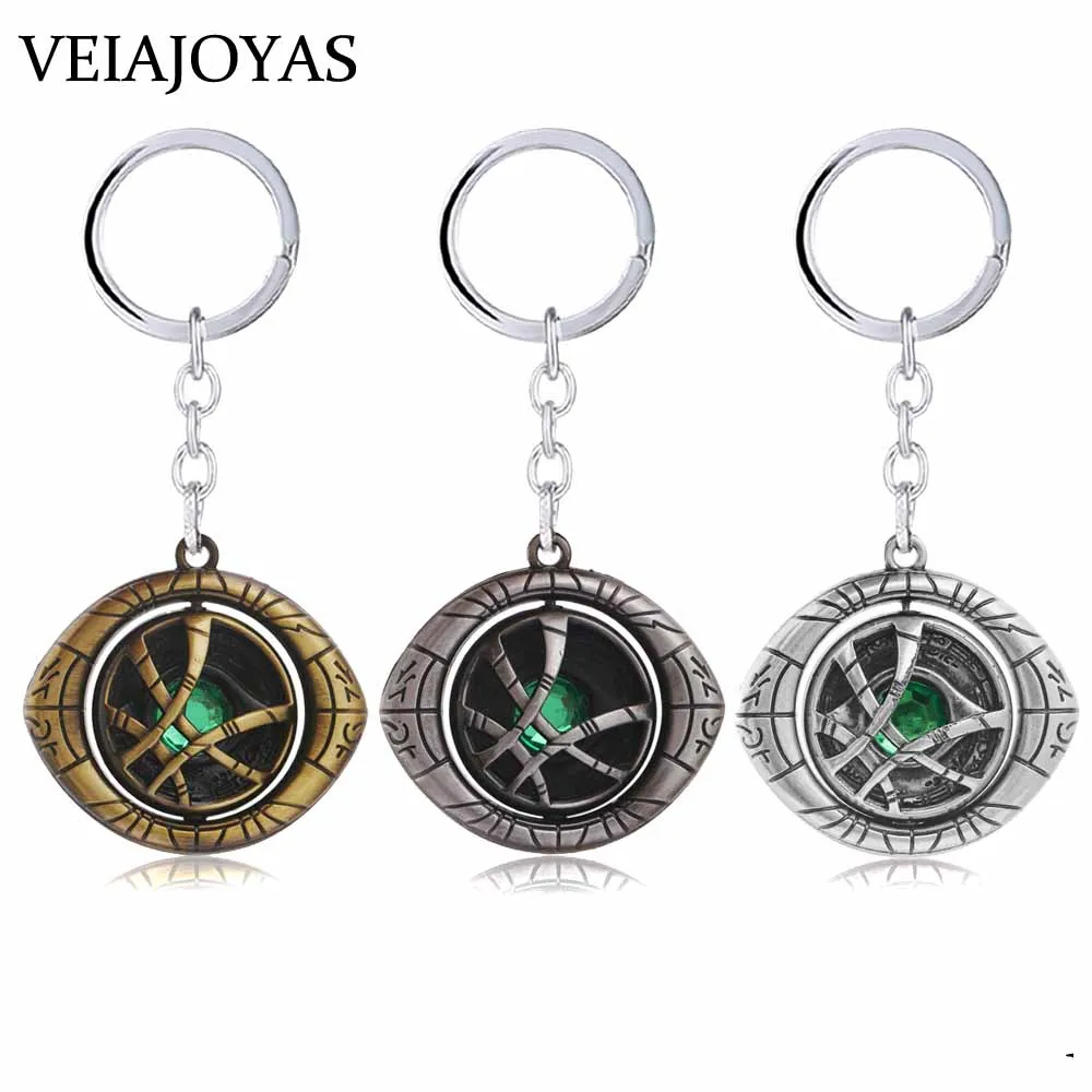 Marvel Avengers Doctor Strange Eye of Agamotto Alloy Key Chains Keychain Keyring