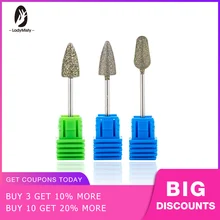 Pour Manucure педикюр Outils Электрический корм для ногтей Gros Nail Foret Korund Burr Fraise аксессуары