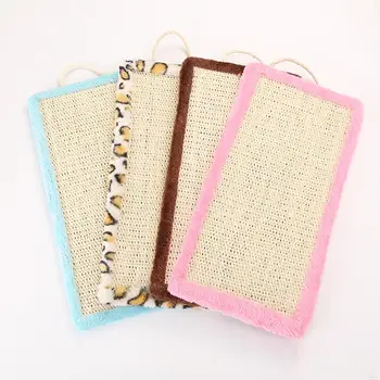 

Pet cat toy sisal square cat scratching plate claws can be multi-color optional