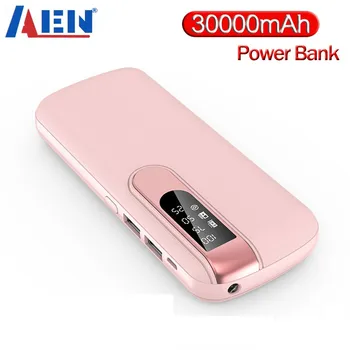 30000 12000mahパワーバンクポータブル充電powerbank 20000 mah poverbank外部バッテリーパック充電器xiaomi mi 9 iphone 11最大