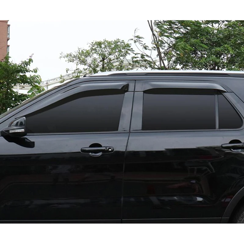 Для FORD EXPLORER 2013- автомобильный оконный козырек, дефлекторы, защита от дождя/солнца/ветра, покрытие для автомобиля, Стайлинг, авто аксессуары