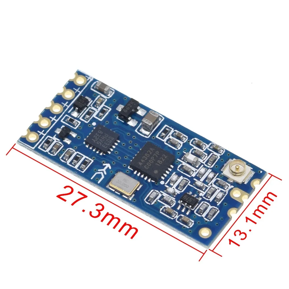 TZT 433 МГц HC-12 SI4463 беспроводной модуль последовательного порта 1000 м Замена Bluetooth