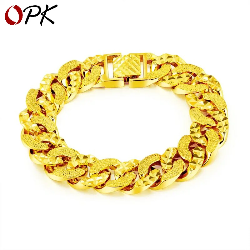 Брендовый мужской браслет, европейский и американский медный браслет, модный широкий браслет для лица, модный браслет, мужские ювелирные изделия, подарки