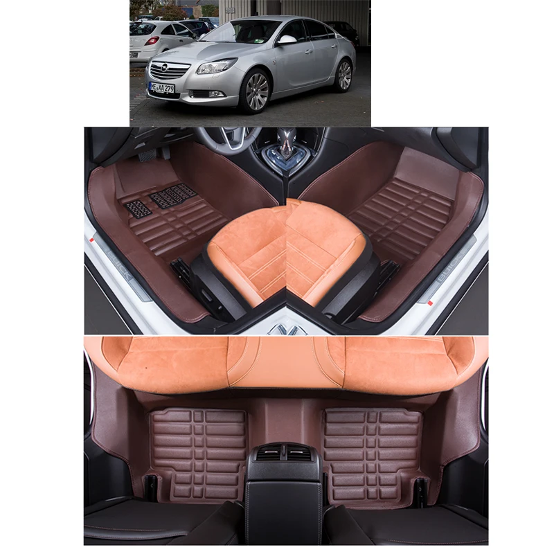 Кожаные автомобильные коврики lsrtw2017 для opel insignia regal 2008 2009 2010 2011 2012 2013 2014 2015 2016 2017