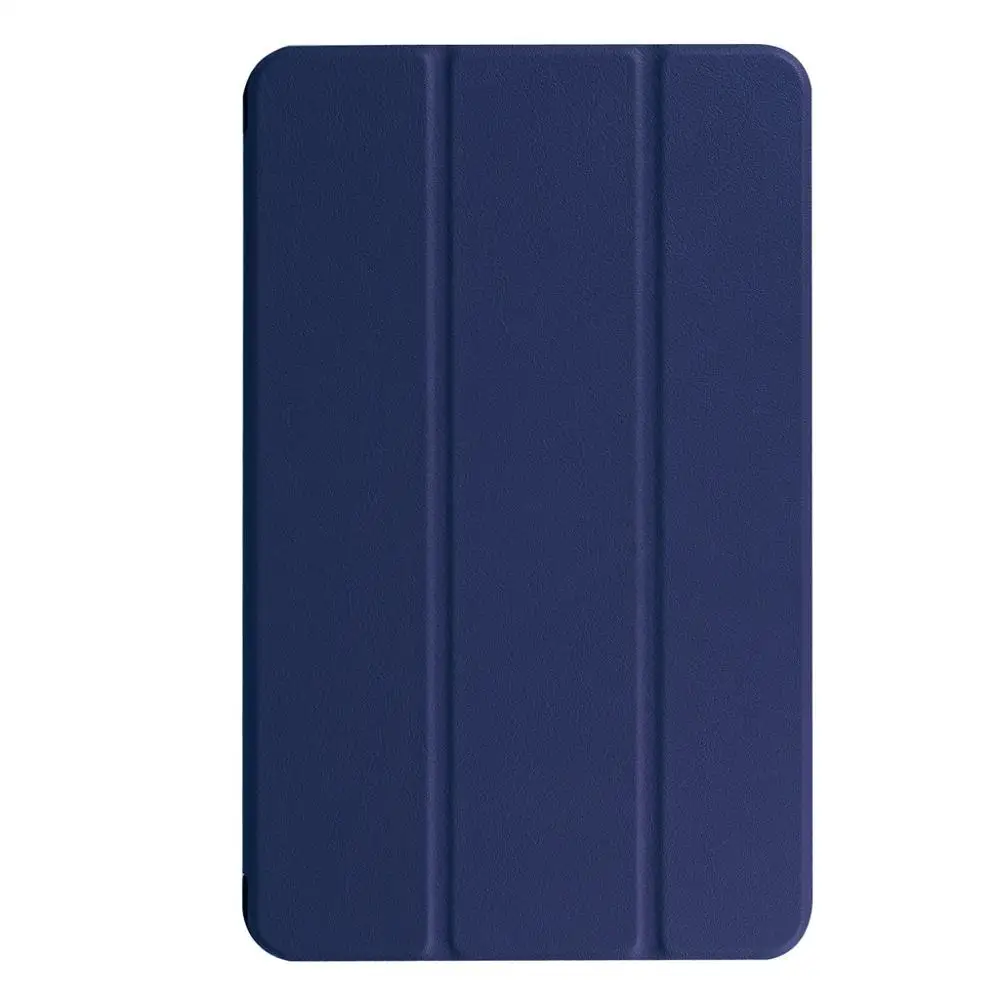 Кожаный чехол для samsung Galaxy Tab A 10,1,, T510, T515, 10,1 дюймов, чехол для планшета с функцией пробуждения, спящего режима, для SM-T510, SM-T515, новинка, A40 - Цвет: Тёмно-синий