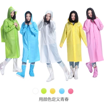 

Travel Rain Coat Impermeable Transparent Women Coat Waterproof Men Motorcycle Poncho Blouse Jetable Reusable Raincoat MM60YY
