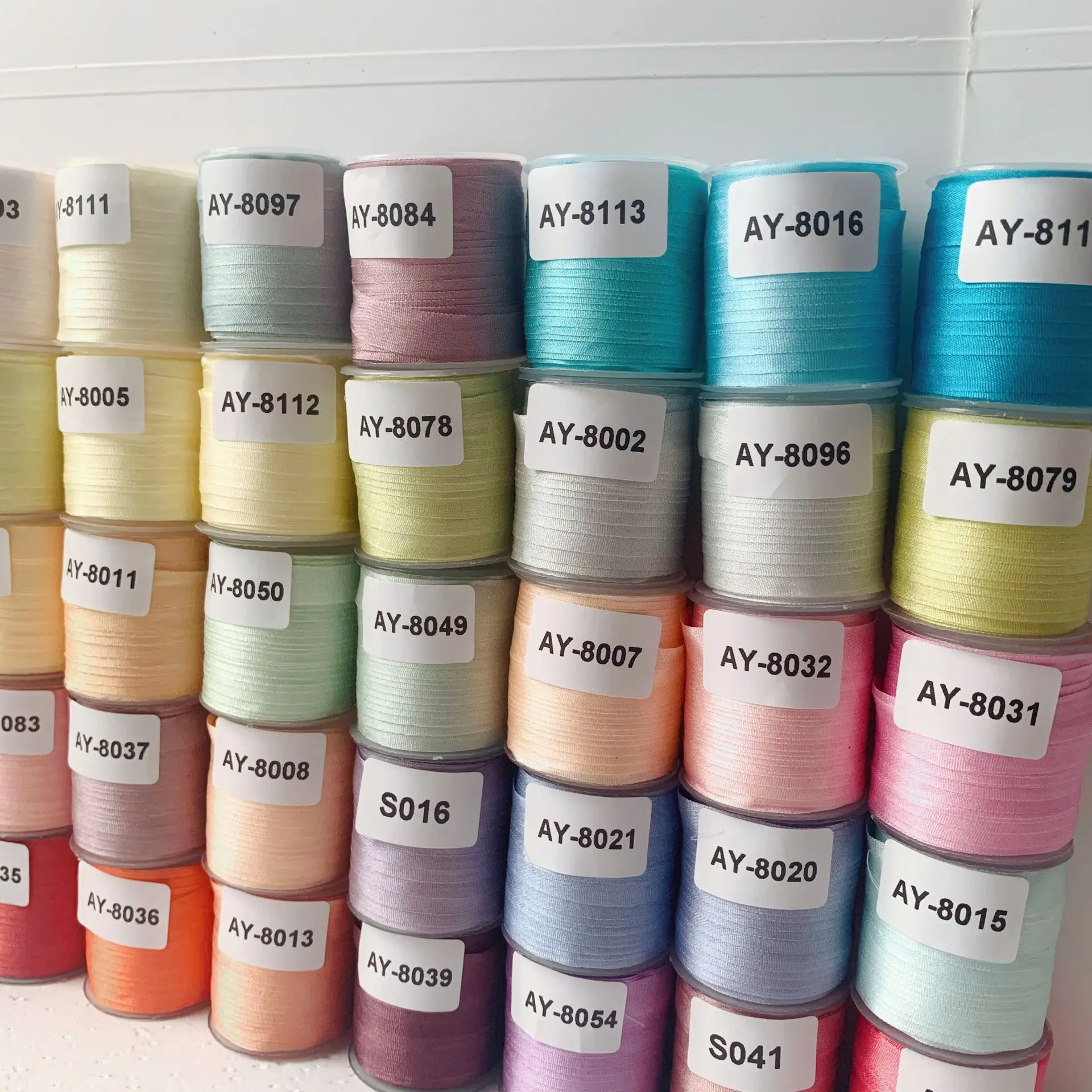 New Arrive 7mmX10m 1/4 inch Wide 100% Pure Mulberry Silk Embroidery Ribbons Handcraft Supply Double Faced Thin Taffeta Trim | Дом и сад