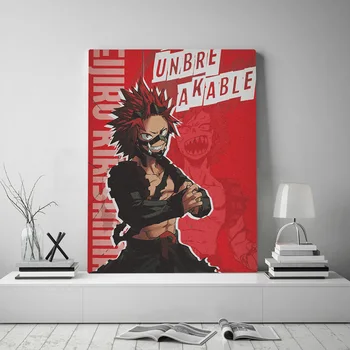 

Red Riot Eijiro Kirishima My Hero Academia Canvas poster Painting wall Art decor Living room Bedroom Study Decoration Prints
