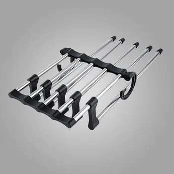 

Versatile Rack Trouser Pants Hanger Multifunctional Hanger Clothes Drying Rack Extension Extension Extension Closet Rod