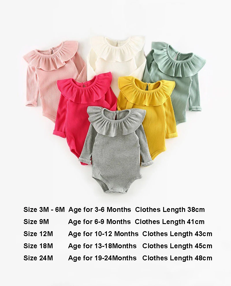 Baby Girl Romper 0-2Y Spring Newborn Baby Clothes For Girls Long Sleeve Kids Boys Jumpsuit Baby Boys Outfits Clothes Summer
