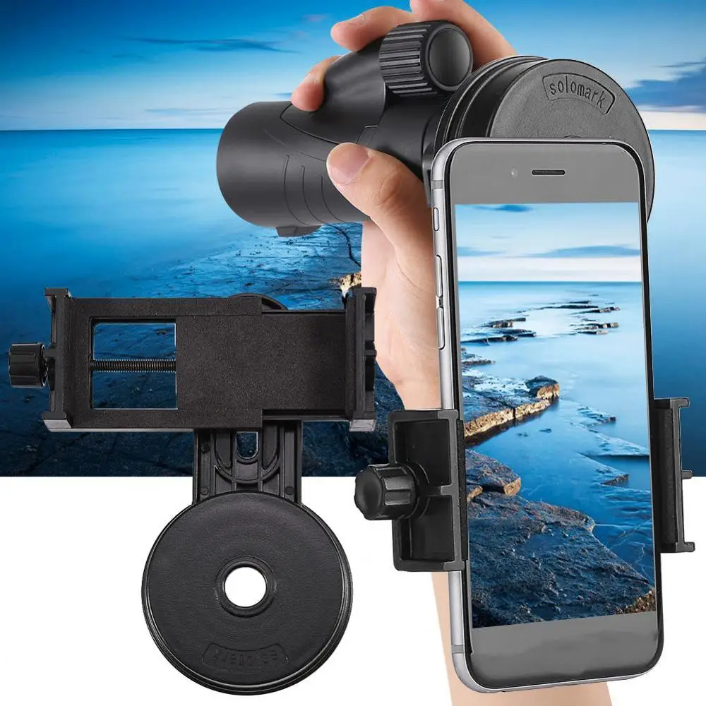 

Telescope phone Holder adapter for Monocular Binoculars adapter Spotting Scopes Telescopes Universal Mobile Phone Camera Adapter