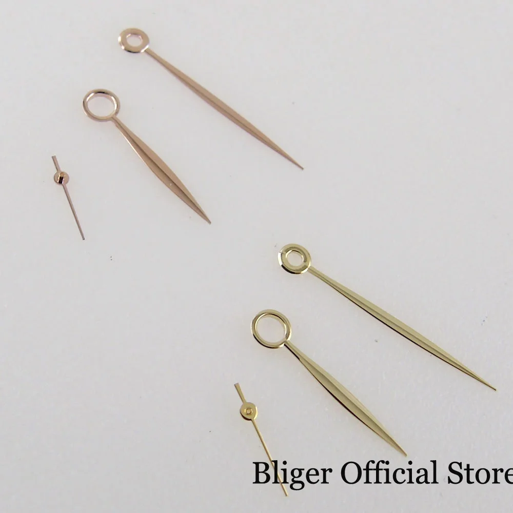 

Часы BLIGER Gold/розовое золото, с ручными иглами, подходит для ETA 6497 6498 ST3600 3602, с ручным механизмом