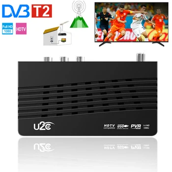 

U2C DVB-T2-C Wifi Receiver HD Digital TV Tuner Receptor DVB T2 H.264 Terrestrial TV Receiver TDT Set Top Box For Russian DVB