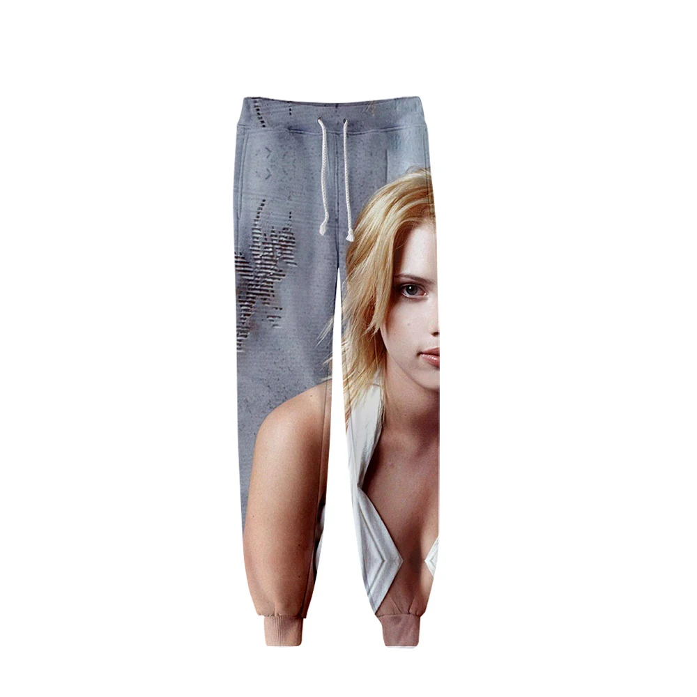 Scarlett Johansson 3D Joggers Pants Men Casual Loose Trousers Bottoms Men