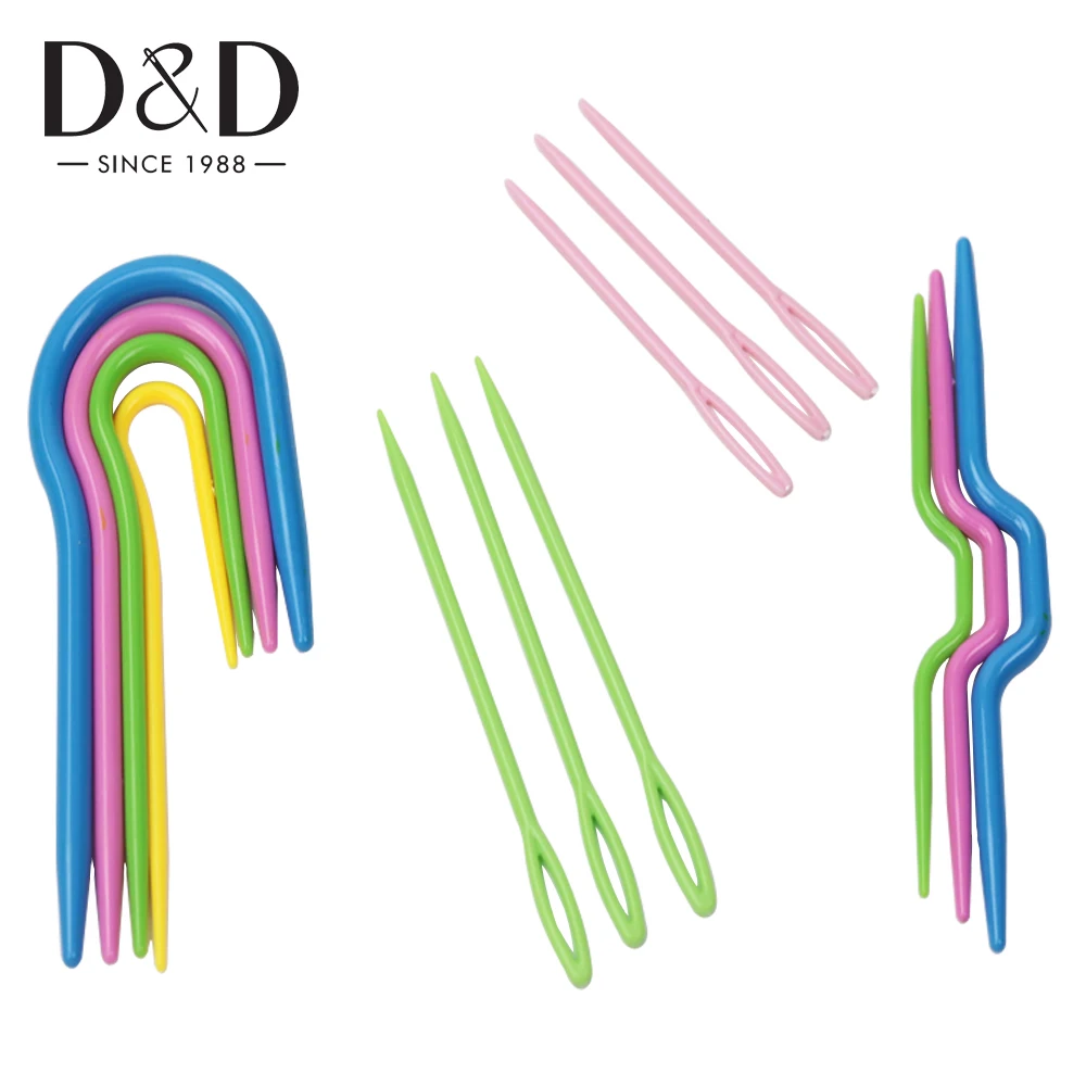 13pcs ABS Plastic Hand Knitting Needles Crochet Hook Set Ergonomic for Weave Craft Yarn Stitches DIY Crafts | Дом и сад