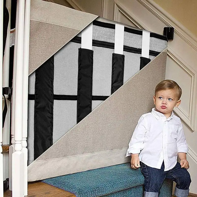 

Baby And Pet Gate–To-Banister-Retractable Safety Gate Wide And Regular Sizes