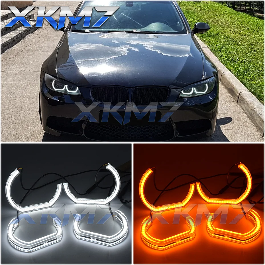 Ангельские глазки светодиодный тюнинг для BMW E90 E92 купе E93 E91 335I 325I 328I 330I F30 F31 F10 F11