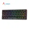 KEMOVE DK61 Mechanical Keyboard Black Gateron Hot-Swappable Switch 5.1 Bluetooth USB 60% Gaming Keyboard RGB Backlight ► Photo 1/6