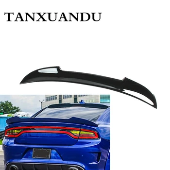 

032610 Painted Black ABS Rear Trunk Lip Spoiler Wing Trim B Type Fit For DODGE Charger 2015-2019 SXT SRT SE R/T Perfect Upgrade