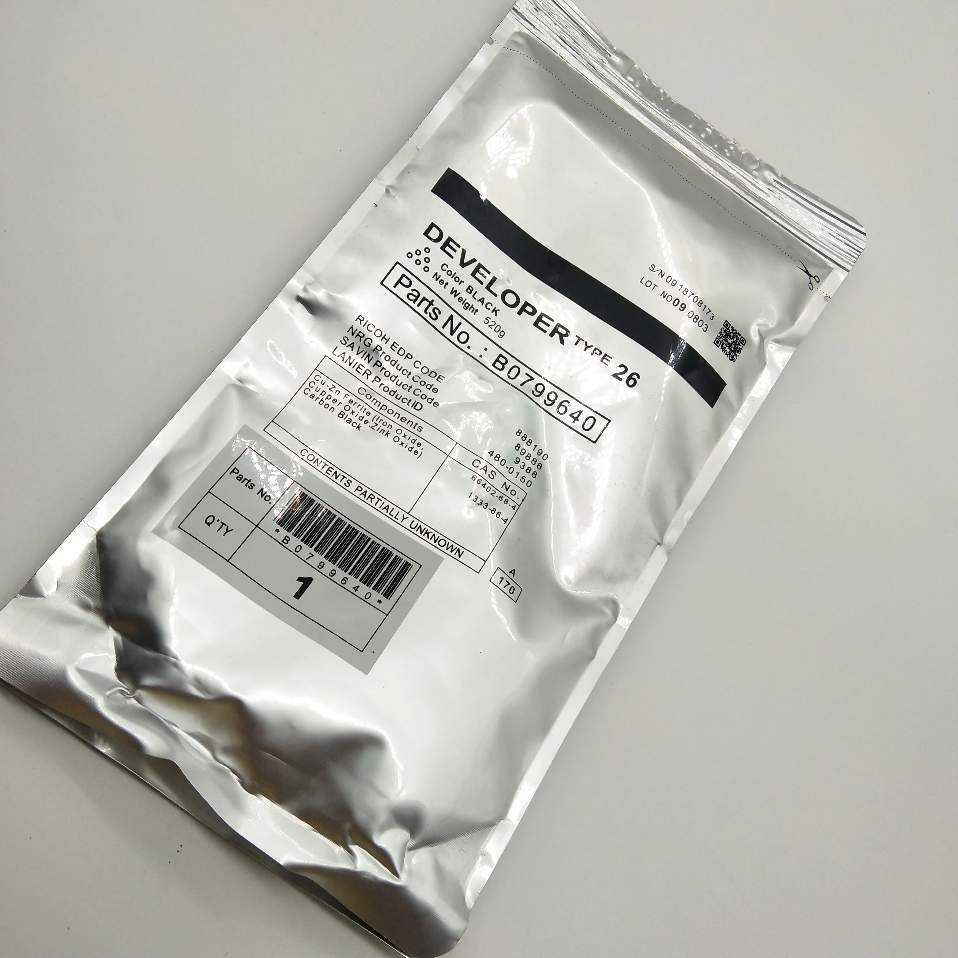 Разработчик для Ricoh Aficio MP1035 MP1045 MP2035 MP2045 MP3035 MP3045 520 г/шт. новый совместимый тип