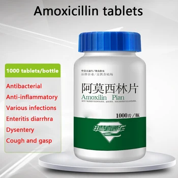 

1000 amoxicillin tablets, for livestock and poultry, cold, cough and snoring