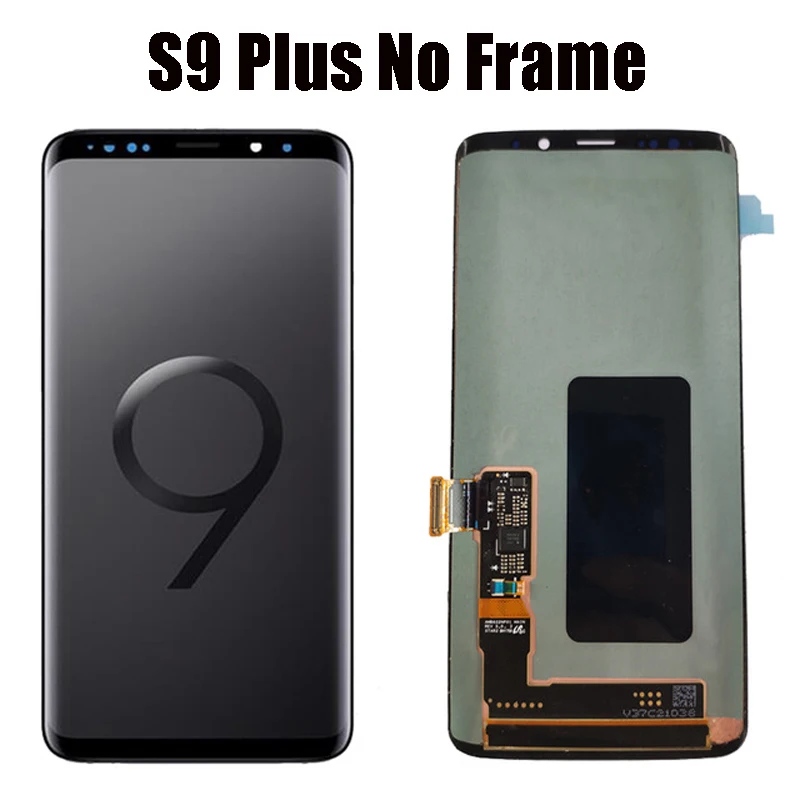 S9 Plus No Frame 5,8 ''дисплей для SAMSUNG Galaxy S9 G9600 ЖК-дисплей с кодирующий преобразователь сенсорного экрана в сборе запасные части для ремонта с рамкой - Цвет: S9 Plus No Frame