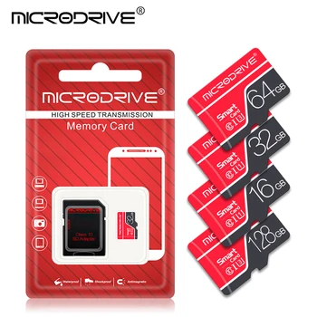 

wholesale100pcs Micro SDCard 16GB 32GB 64GB high speed Class 10 Flash Memory Microsd Cardcartao de memoria card for With adapter
