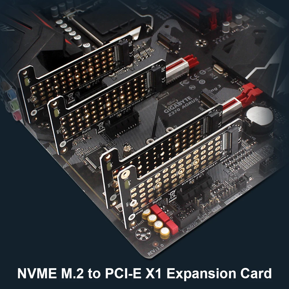 NVMe SSD M.2 PCIe 1x Adapter - PCIe to M.2 Adapter, PCI Express X1 Card Riser Support PCI-E 4.0/3.0 Converter Description Image.This Product Can Be Found With The Tag Names Cheap Computer Cables Connectors, Computer Cables Connectors, Computer Office, High Quality Computer Office